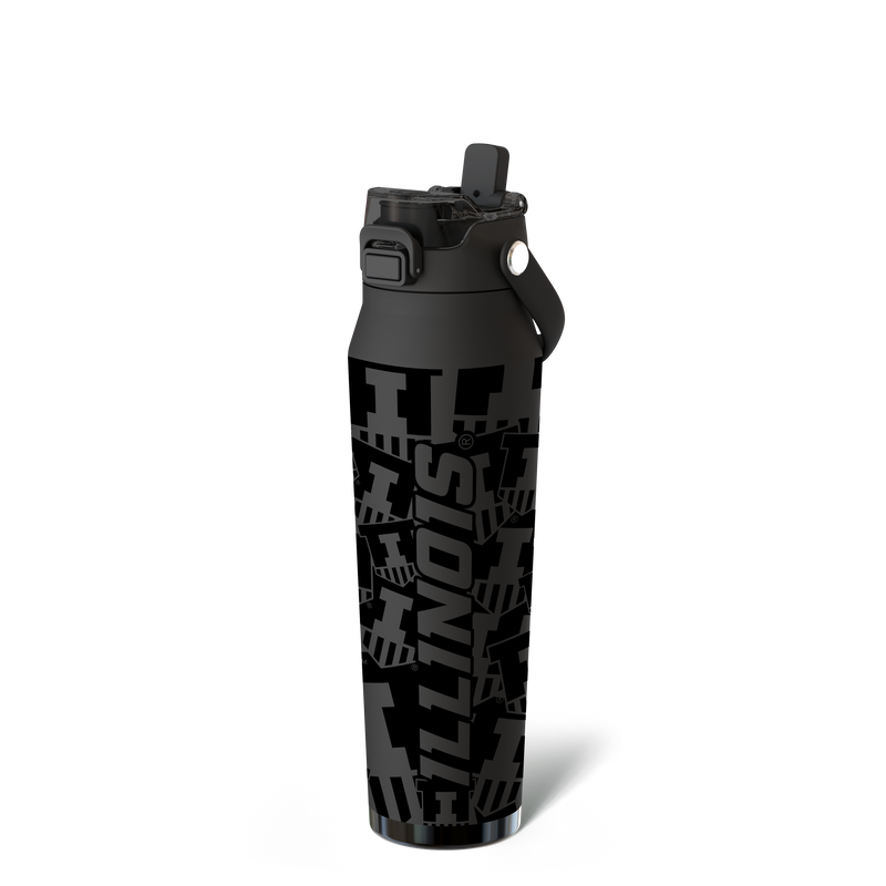 Bottle 32oz Illinois Fighting Illini Night Game