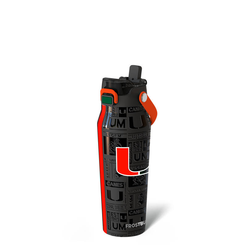 Bottle 24oz Miami Hurricanes Legacy