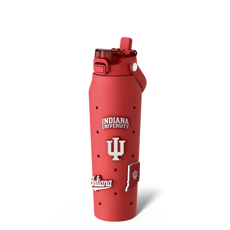 Bottle 32oz Indiana Hoosiers Skin + Bundle