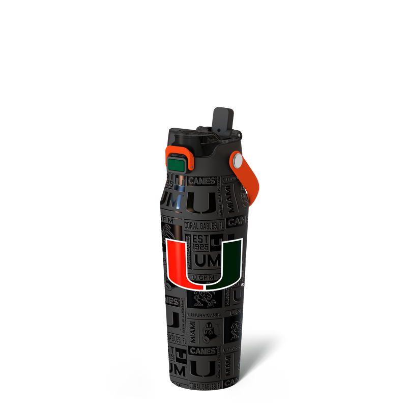 Bottle 24oz Miami Hurricanes Legacy