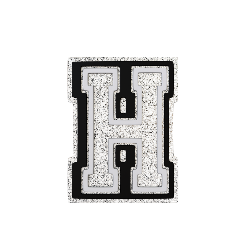 Silver Letter H