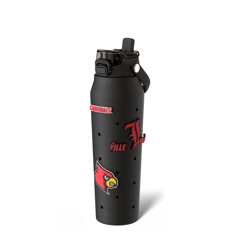 Bottle 32oz Louisville Cardinals Skin + Bundle