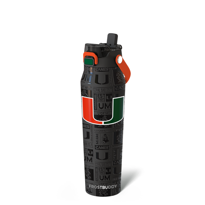 Bottle 32oz Miami Hurricanes Legacy