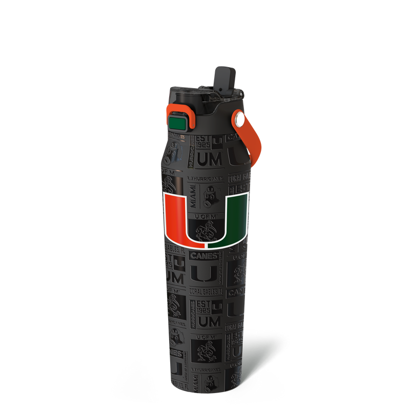 Bottle 32oz Miami Hurricanes Legacy