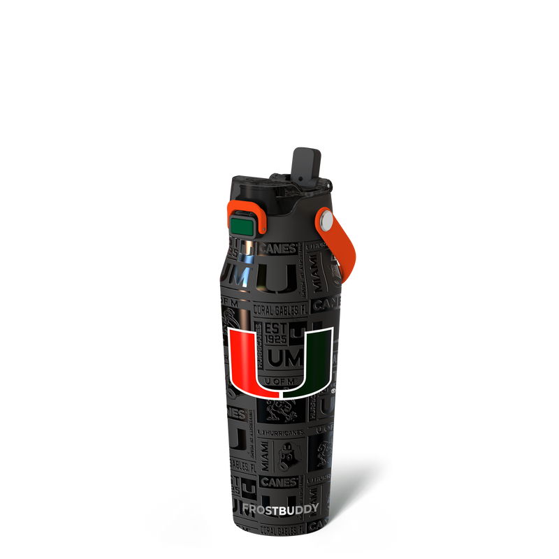 Bottle 24oz Miami Hurricanes Legacy