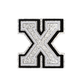 Silver Letter X
