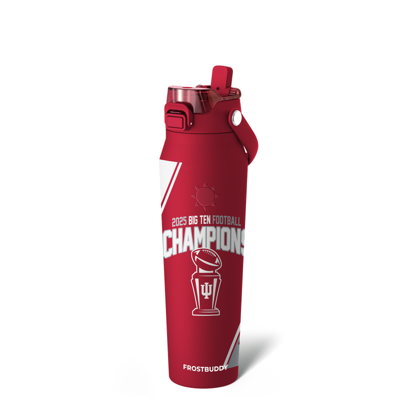 Bottle 32oz Indiana Hoosiers 2025 Big Ten Champions