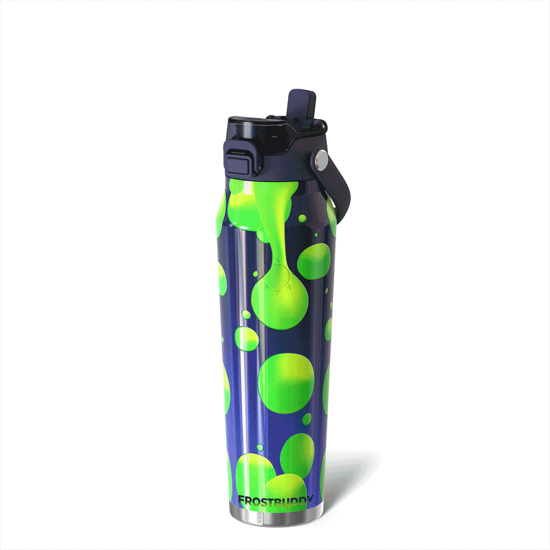 Bottle 24oz Green Lava