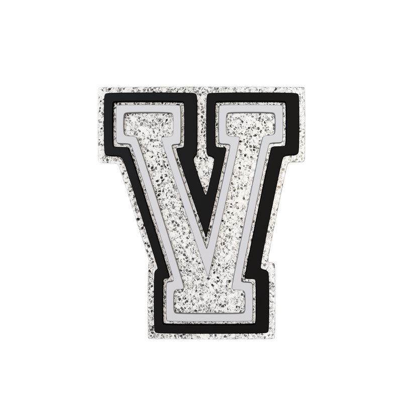 Silver Letter V