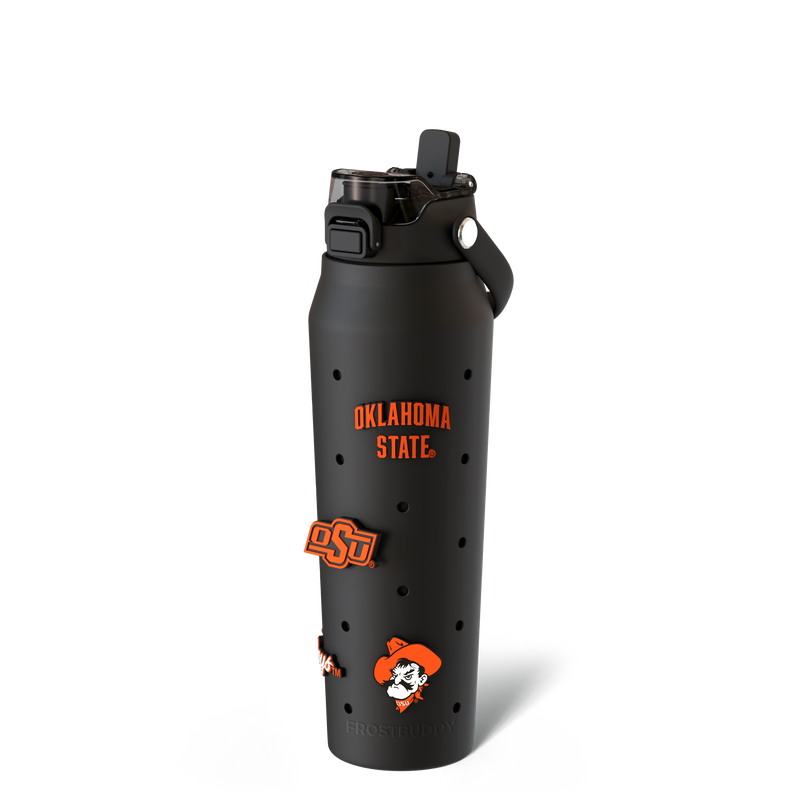 Bottle 32oz Oklahoma State Cowboys Skin + Bundle